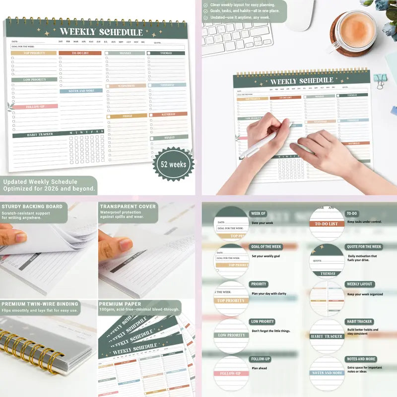 TidyMinds™ ADHD Cleaning Planner
