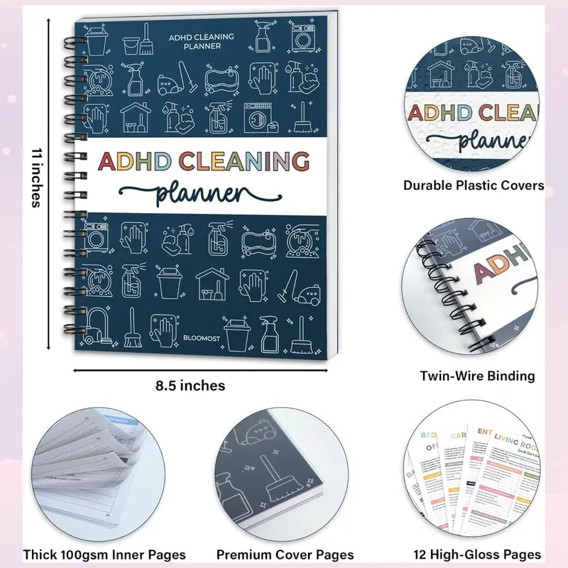 TidyMinds™ ADHD Cleaning Planner