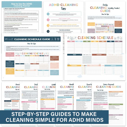 TidyMinds™ ADHD Cleaning Planner