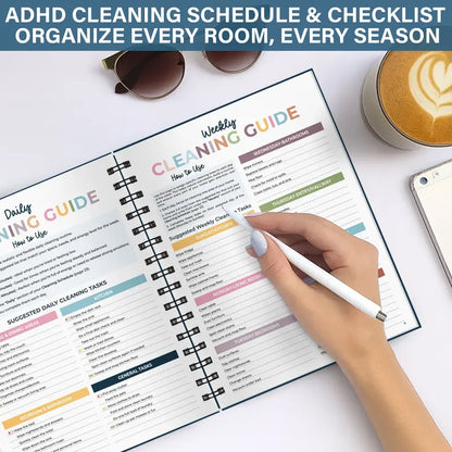 TidyMinds™ ADHD Cleaning Planner
