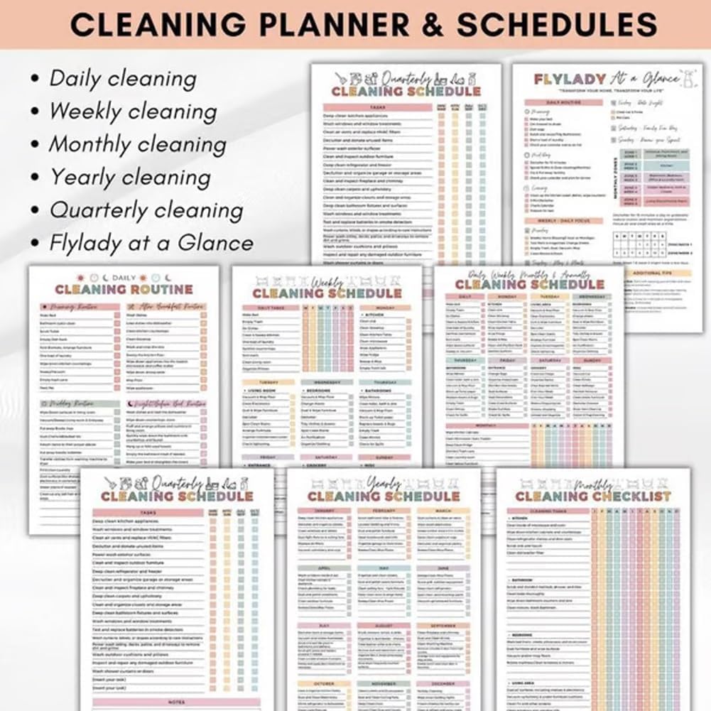 TidyMinds™ ADHD Cleaning Planner