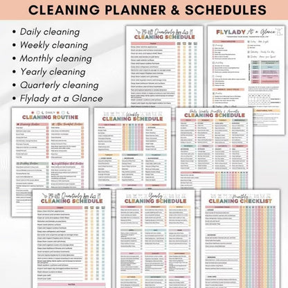 TidyMinds™ ADHD Cleaning Planner