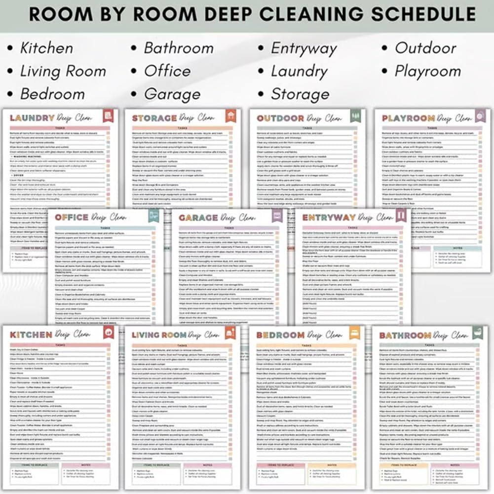 TidyMinds™ ADHD Cleaning Planner