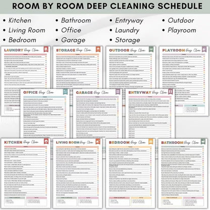 TidyMinds™ ADHD Cleaning Planner