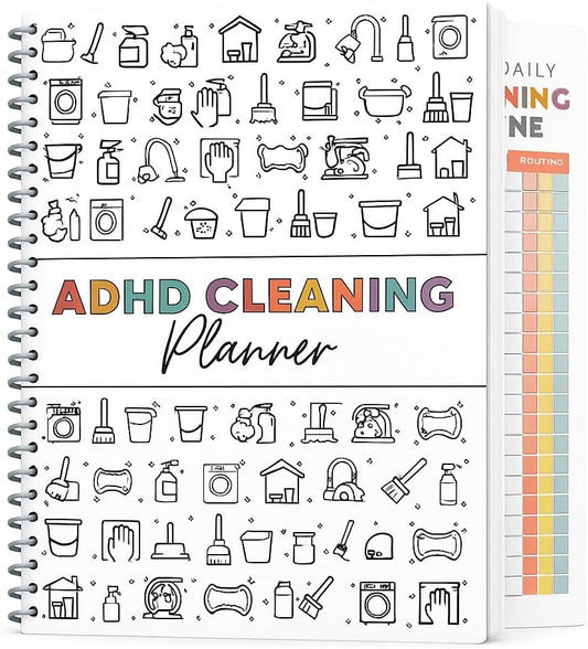 TidyMinds™ ADHD Cleaning Planner